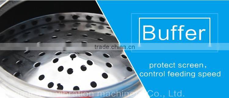 Ultrasonic vibrating screen for sieving super fine powders