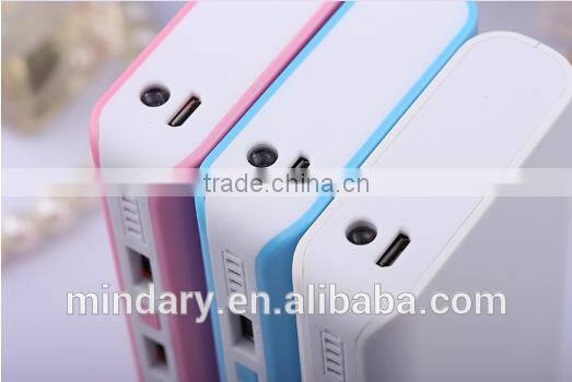 slim and big capacity power bank with torch and LED display electrocity