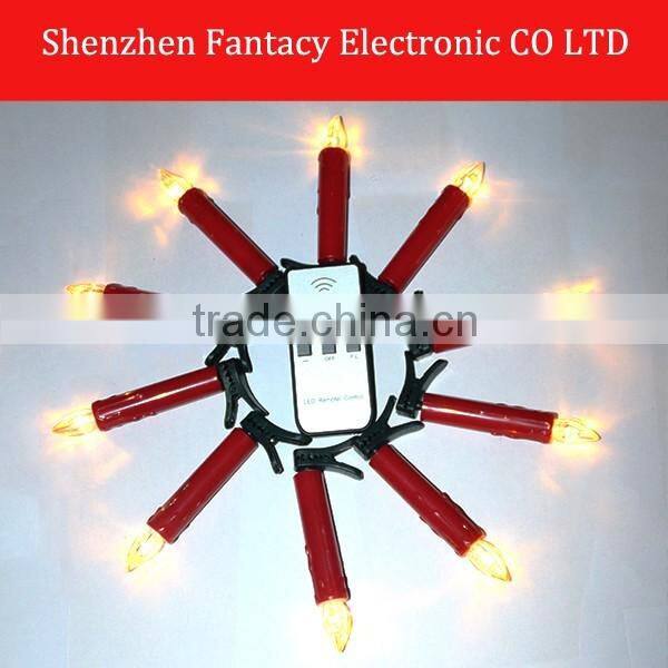 XMAS remote controlled Rechargeable Led Candle