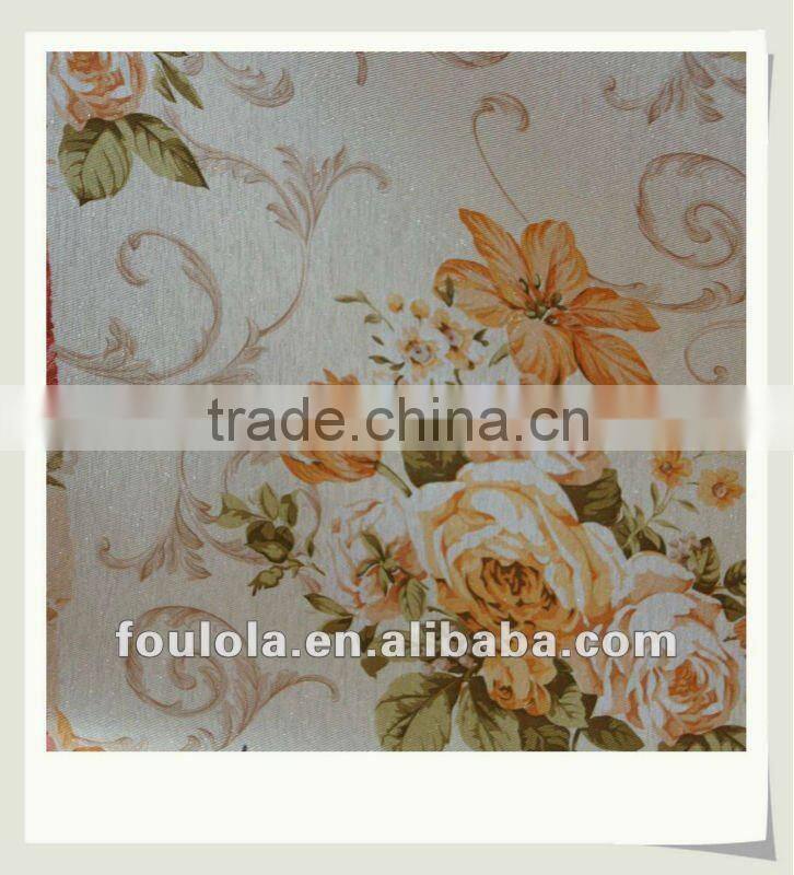 100% Polyester Yarn Curtain Fabric Material, 2.8m Width 215g/m2