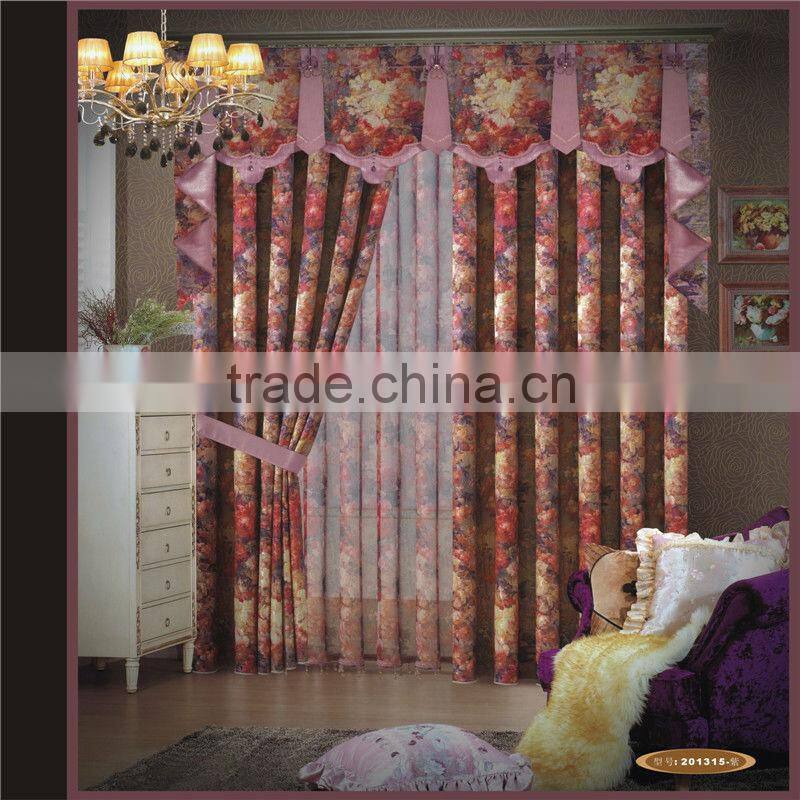 New style curtain designs stock curtain fabric
