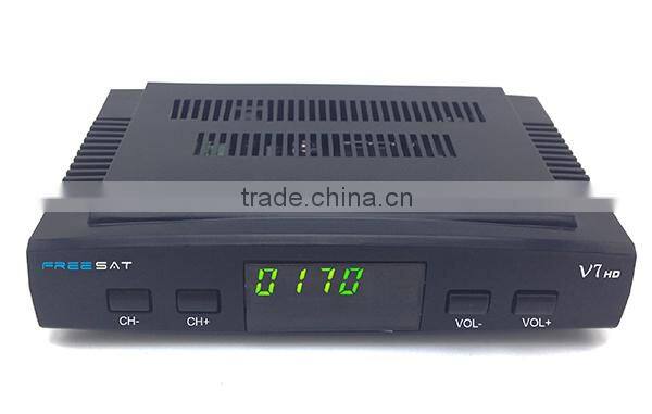 Stock Youtube free porn video DVB-S2 1080p full hd satellite receiver freesat V7 iptv set top box with powervu v8s