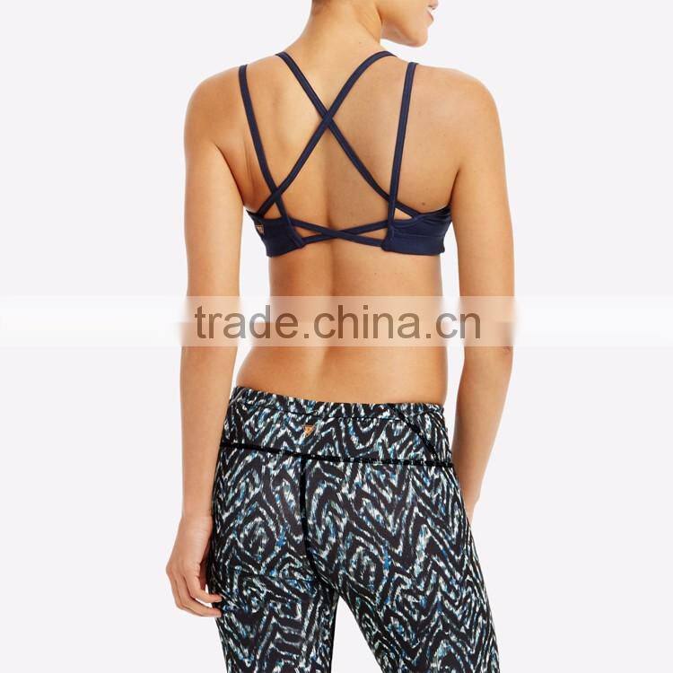 Women Fashion Stretch Workout Tank Top Seamless Fitness Gym Sports Bra