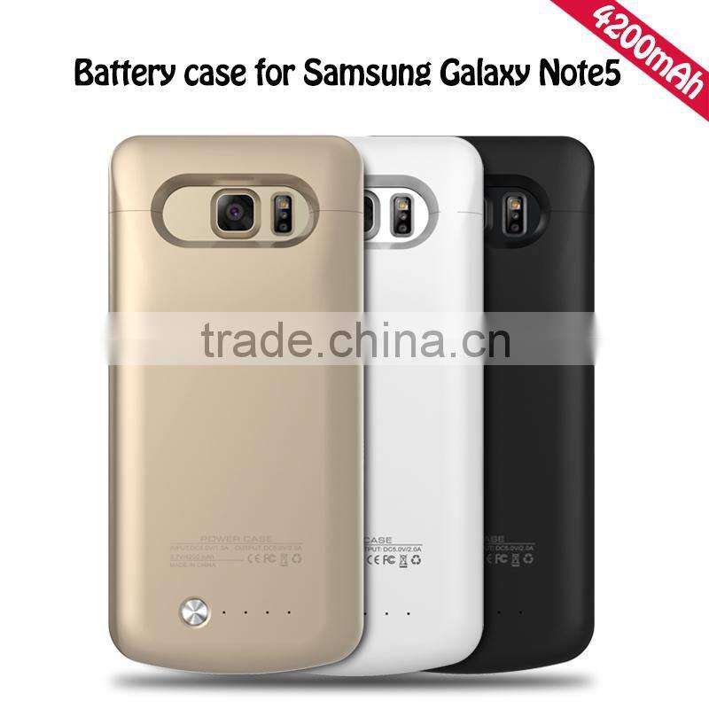 Newest Fashion Battery Case Power Bank Charge Case for Samsung Note5 N9200