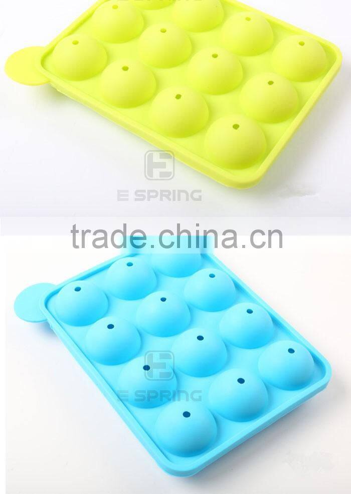 DIY Lollipop Silicone Ball Cake Molds 12 Cavity Cake Decoration Silicone Molds