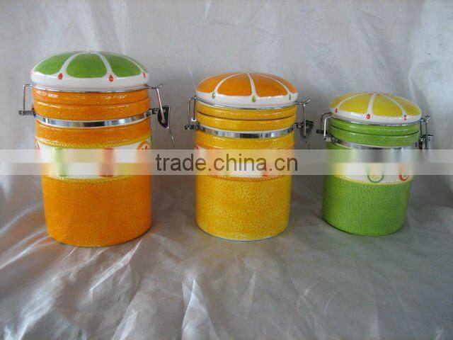 ceramic canister jar