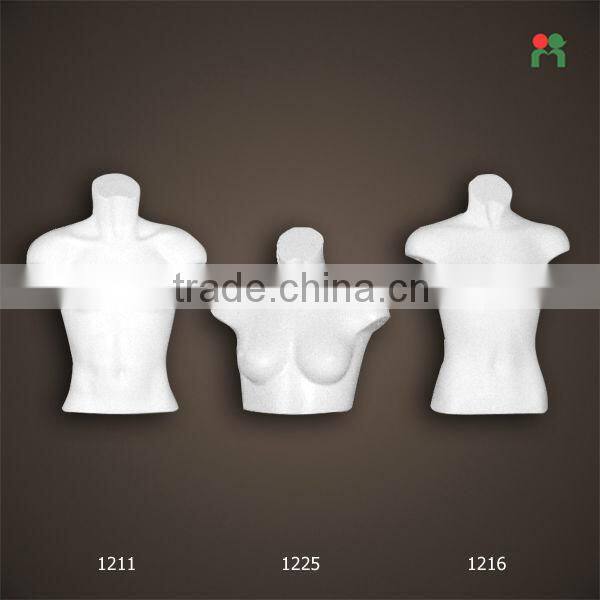 Fashion fiberglass jewellery mannequin models popular Torso female window display mannequin on sale 1211