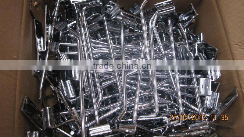 Top selling metal display peg hook ,pegboard hook