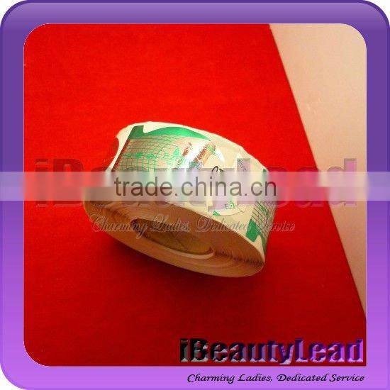 Professional Aluminum Silver green nail forms