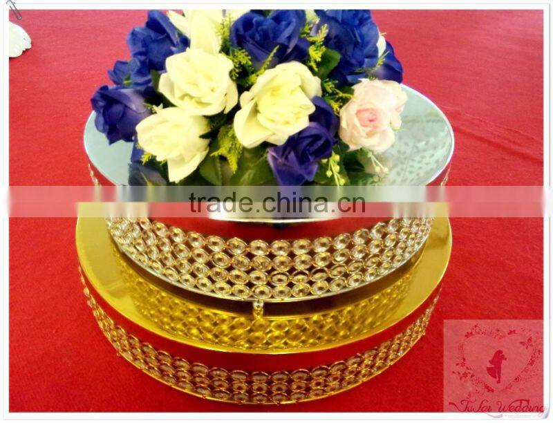 good quality table decor crystal wedding cake stands for wedding decor