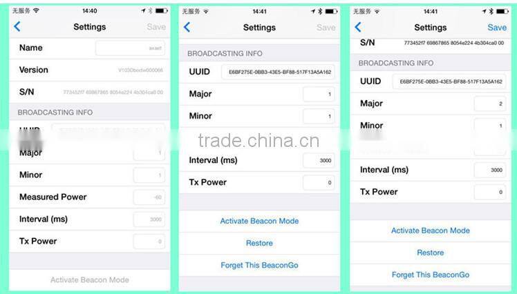 Axaet ibeacon bluetooth beacon oem TI CC2541 ibeacon for IOS and Android