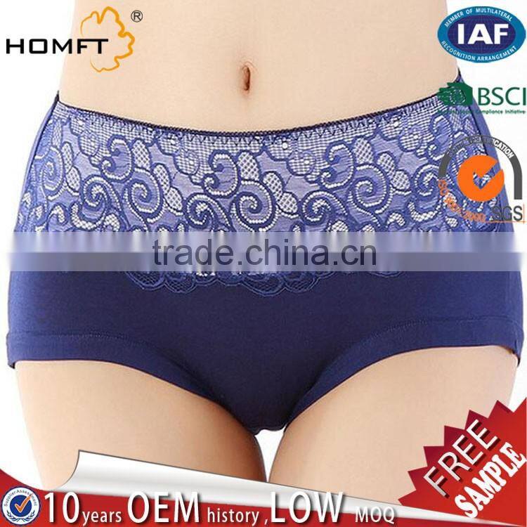 Heart Pattern Fashion Modal Lace Underwear For Girls