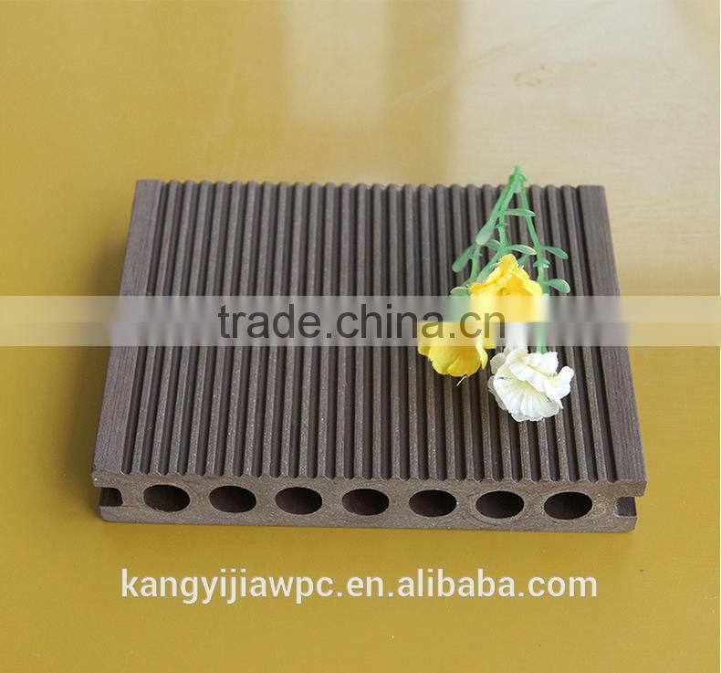 European style Wood-Plastic Composite Flooring Technics composite decking with uv resistance