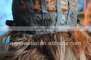 Brown color bob long Synthetic lace front Wig drop shipping factory price