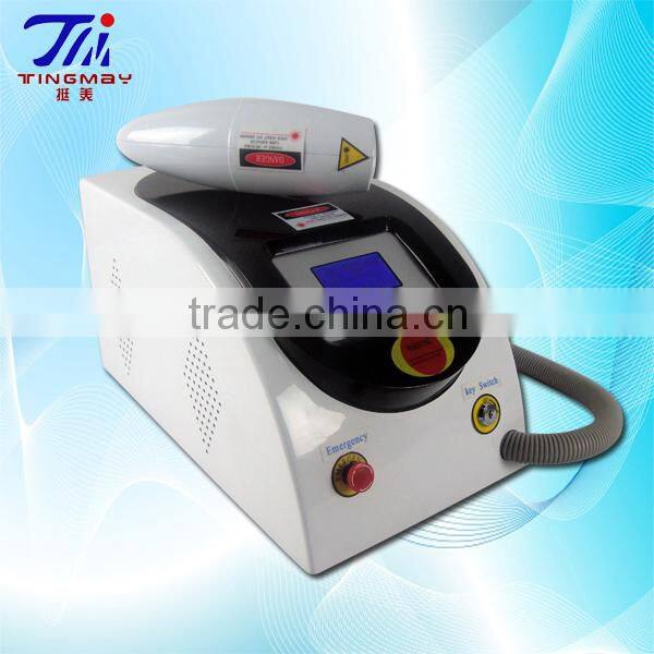 Video guide Long pulse Q-switch nd yag laser machine tattoo removal