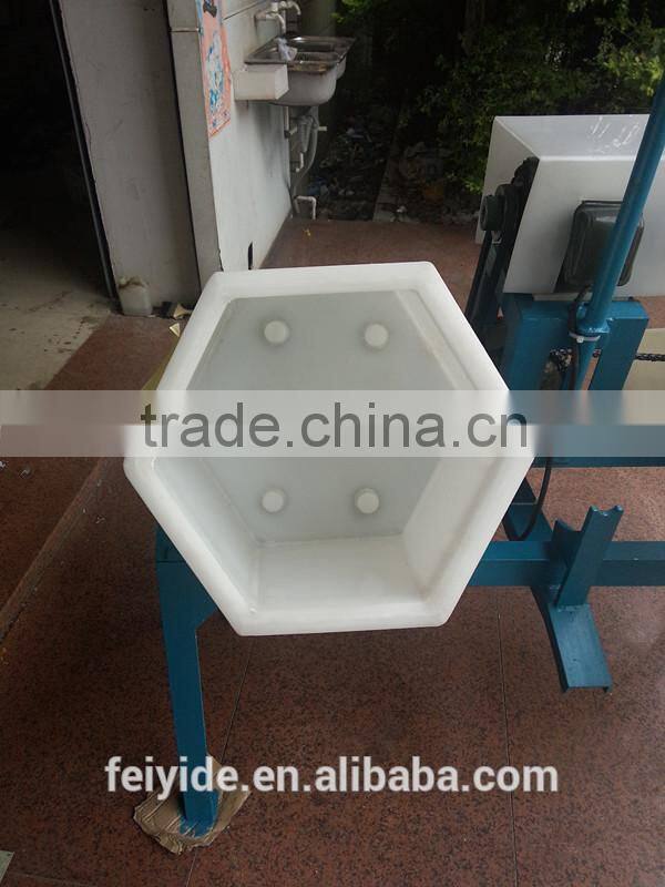 Feiyide Double Type Tilting PP Polishing Barrel for Copper Nickel Zinc