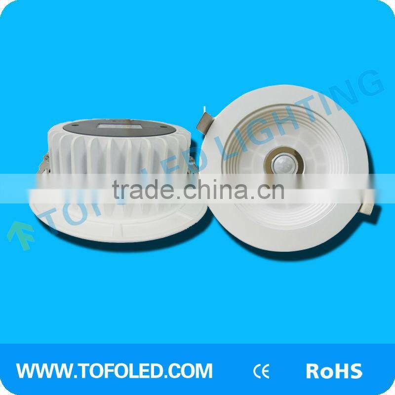 220V Pure white pir sensor emergency led light