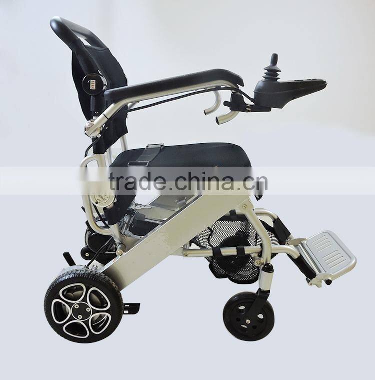 Rehabilitation Therapy Supplies Lift TEW007B Aluminum Portable Foldable Light Electric Wheelchair