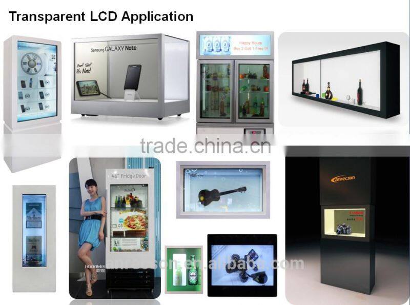 Anrecson Digital Transparent LCD Advertising Screen with Touch