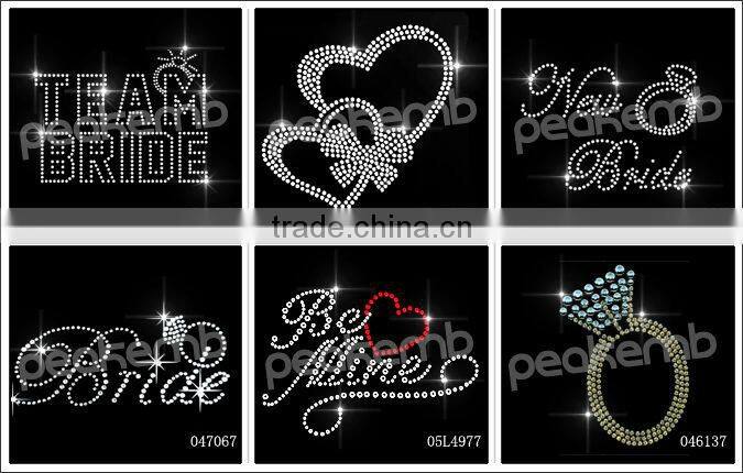 Beautiful Rhinestone Transfer Iron On Fleur De Lis