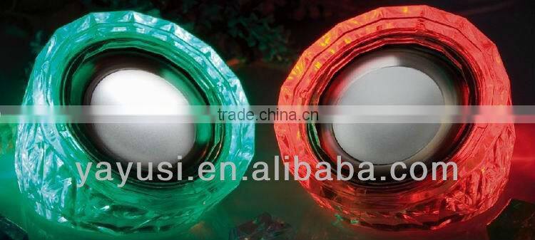 new portable mini speaker,color flash usb mini speaker