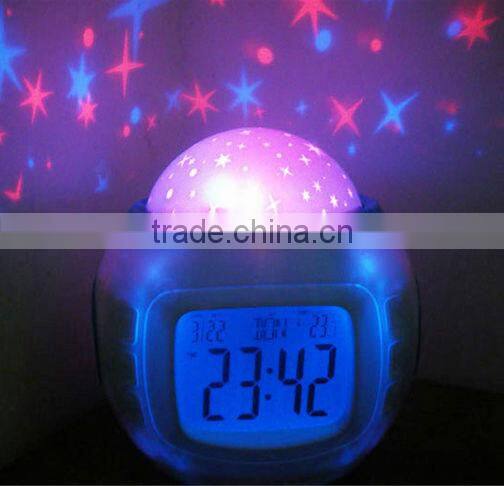 LCD egg alarm clock with music