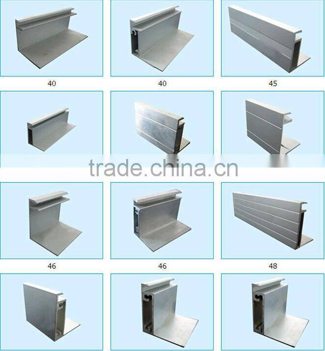 Durable aluminium square tube profile for industrial or architectural use