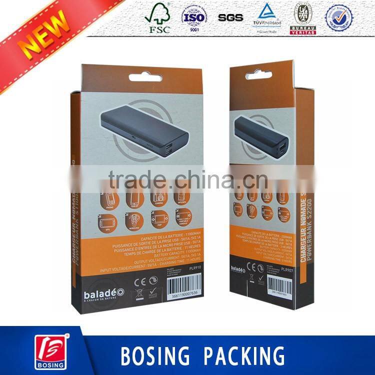 charger packaging box with hook