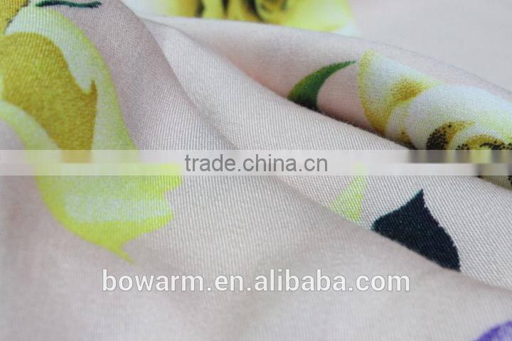 Rayon Satin Printed Fabric