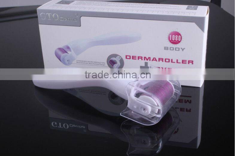 GTO medical CE approved derma roller body 1080 derma roller