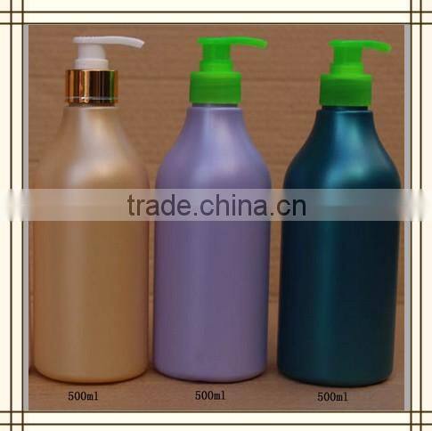 500ml recycled Plastic HDPE empty spray bottle or snap bottle for cosmetic,washing&cleaning