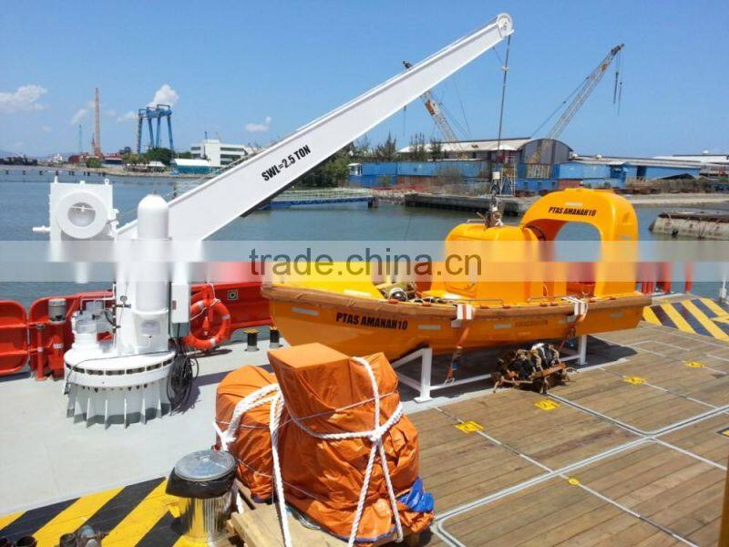 CCS, NK, BV, ABS, DNV, GL, KR, LR APPROVED LIFEBOAT RESCUE BOAT DAVIT LAUCHING APPLIANCE