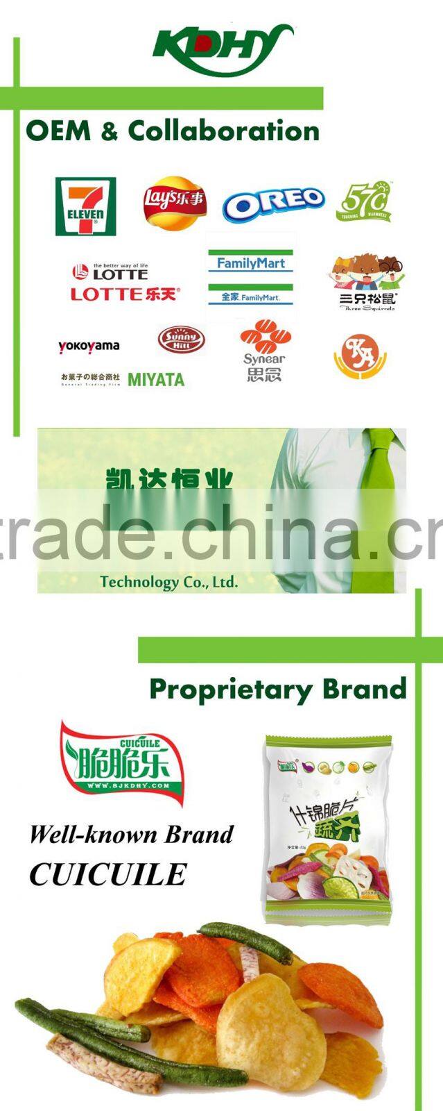 Vacuum Fried Fruit & Vegetable Snacks