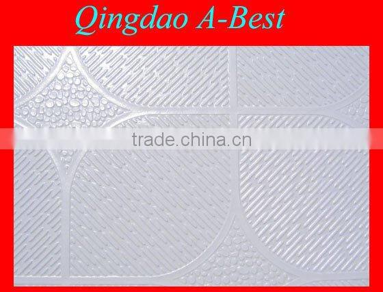 white suspended PVC laminated gypaum board for Ceiling (600x1200x8mm)