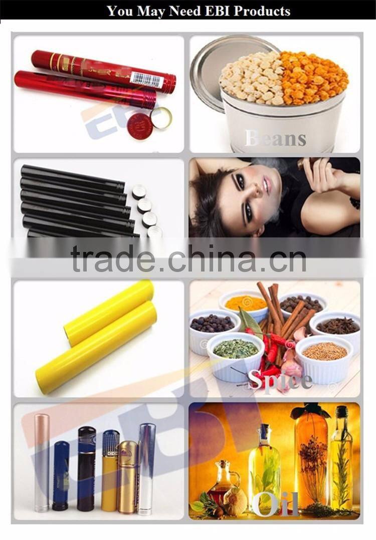 Mini food grade metal package tube