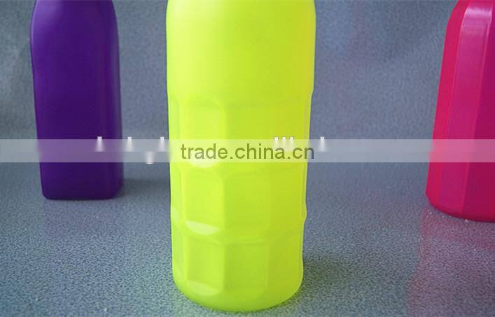 1 Litre Fluorescence color Home Made Glass Beverage Bottle Juice jar with clip Lid