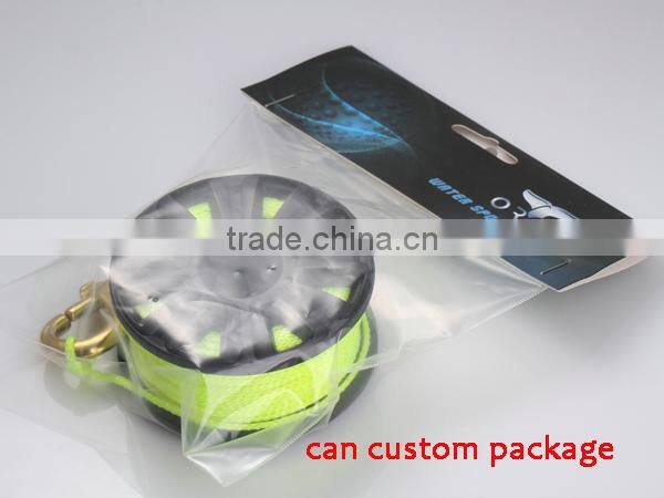 plastic dive reel fly reel nylon reel with brass hook