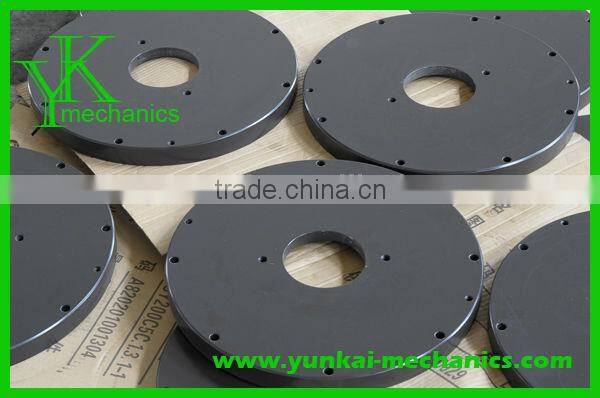 Powder coating cnc machining parts, cnc turning pad type flange