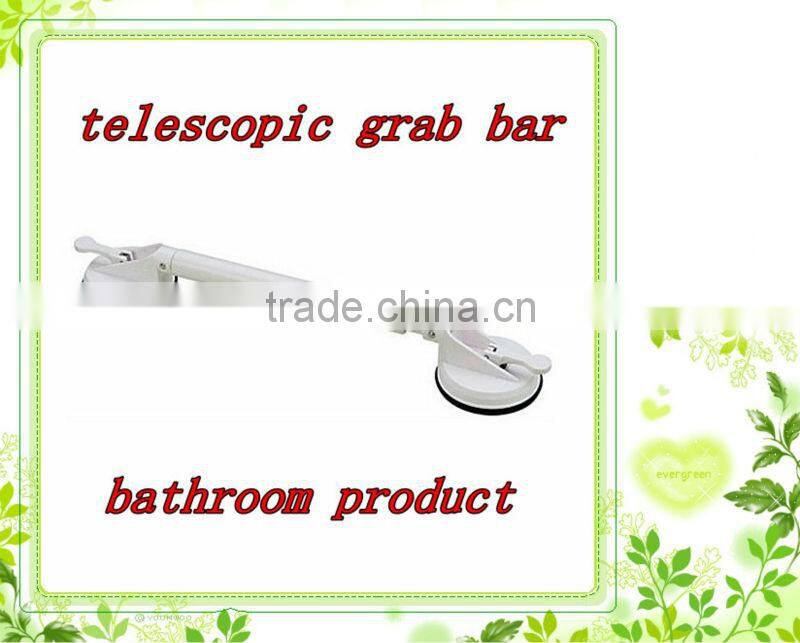 telescopic bath handle with two suction cup