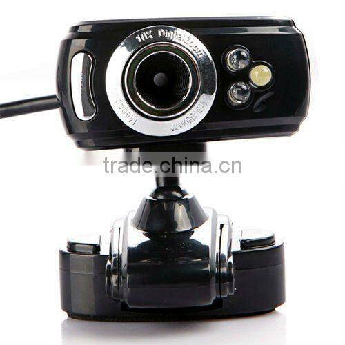 50M USB 2.0 Webcam 3 LED PC Camera HD Camera Web Cam MIC for Computer Laptop