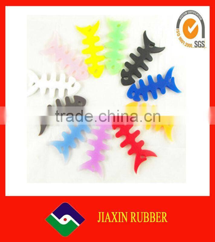 fashion design earphone silicone portable cable winder