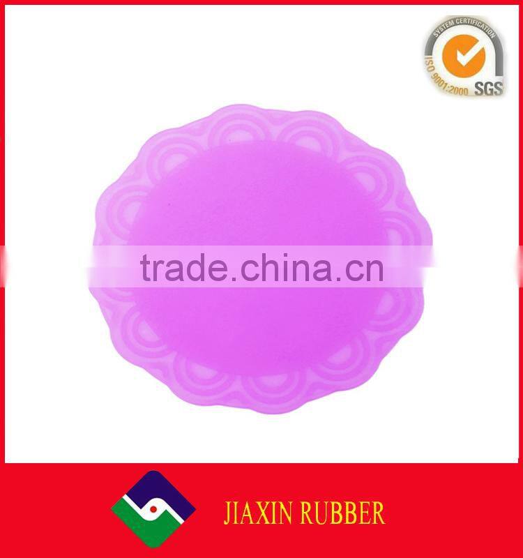 Romantic silicone coffee cup mats tea cup rubber mat coaster placemats