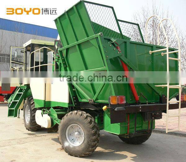 Self-propelled combine harvester machine
