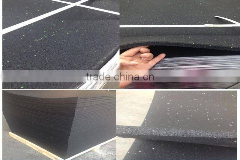 Sound Insulation Rubber Flooring for Fitness Room/Gym Rubber Flooring