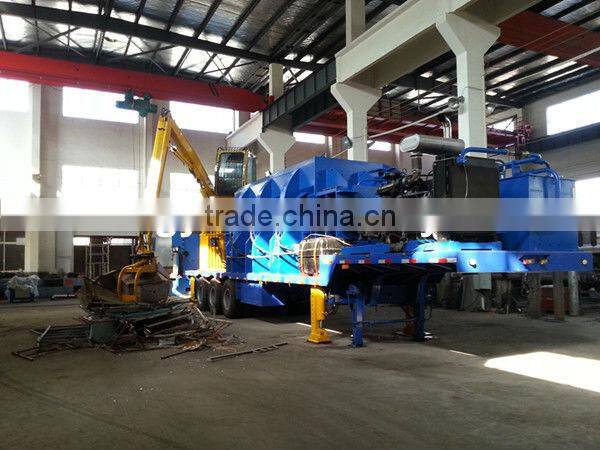 compress & shear integral machine for scrap car