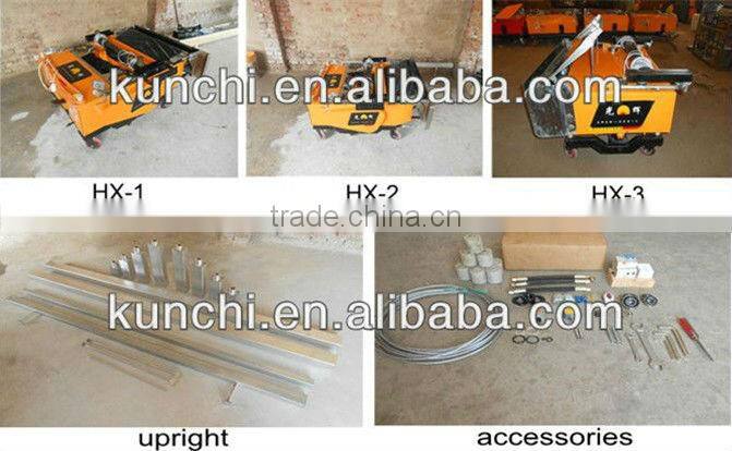 KUNCHI high quality Automatic longlife wall plastering machine/ wall render machine with high quality and best price