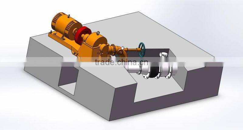 Royway Hydropower Station HL110-W-32/1*8 50kw Water Turbine Set