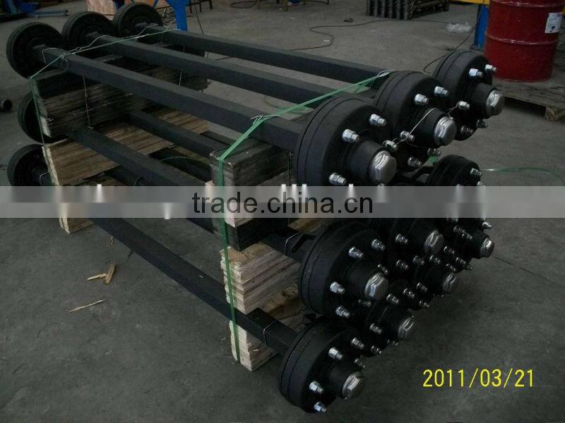 off-road Farm Trailer light duty Agriculture trailer Axle with brake