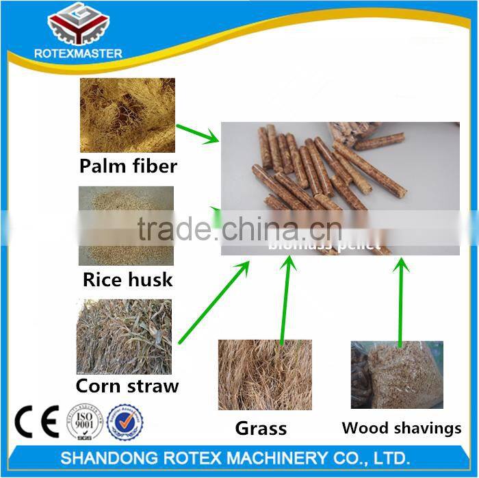 Rotex Master brand YGKJ560 1-1.5t/h bio wheat straw wood waste hard wood pellet mill price