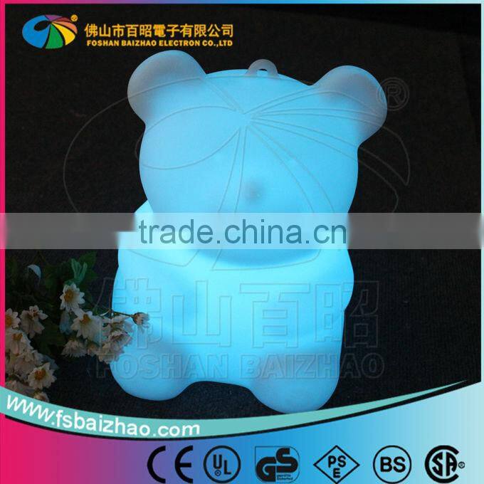 Color changing remote night light led decorative table light/table lamp mood light